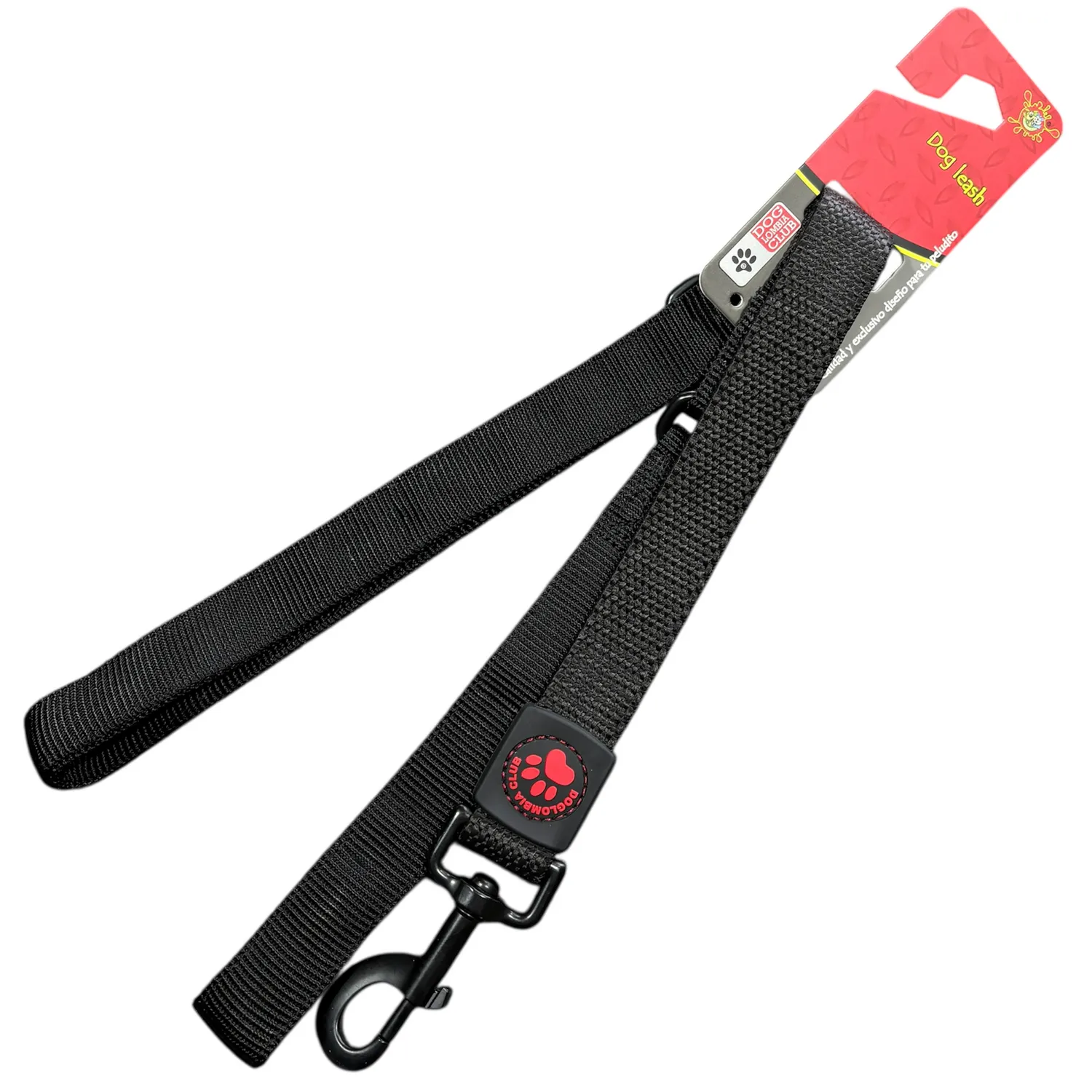 Correa Resortada Bungee Negra Colmascotas