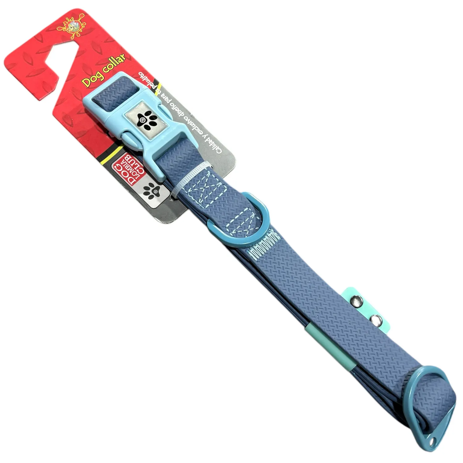 Collar Extreme Solido Azul Talla M Colmascotas