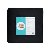 Quilt 180x230 cm Sencillo/Semidoble Negro
