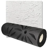 Rodillo de Textura para Yeso con Patrón Flor de Pascua