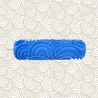 Rodillo de Textura Decorativa de Goma para Paredes DIY