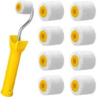 Mini Rodillos de Pintura Honeydak para Retoques Precisos en Superficies Pequeñas