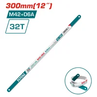 Hoja de Segueta Bimetal Total Tools Acero Carbono 12 Pulgadas 32 Dientes