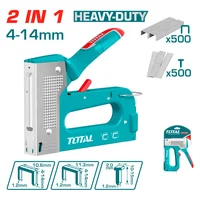 Grapadora 2 en 1 de Alta Resistencia Total Tools