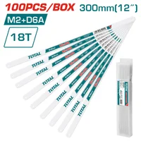 Hoja de Segueta Bimetal Total Tools Acero Carbono 12 Pulgadas 18 Dientes