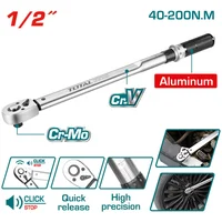 Llave de Torsión de 1/2 Pulgada 1 Unidad Total Tools