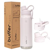 Termo Botella Termica Agua Acero Inoxidable Buffer 1l +tapas