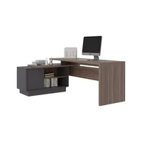 Escritorio En L Office 14 71X179X125 Rta Avellana