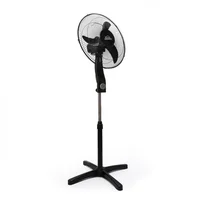 Ventilador de Pedestal Negro Caja x 1