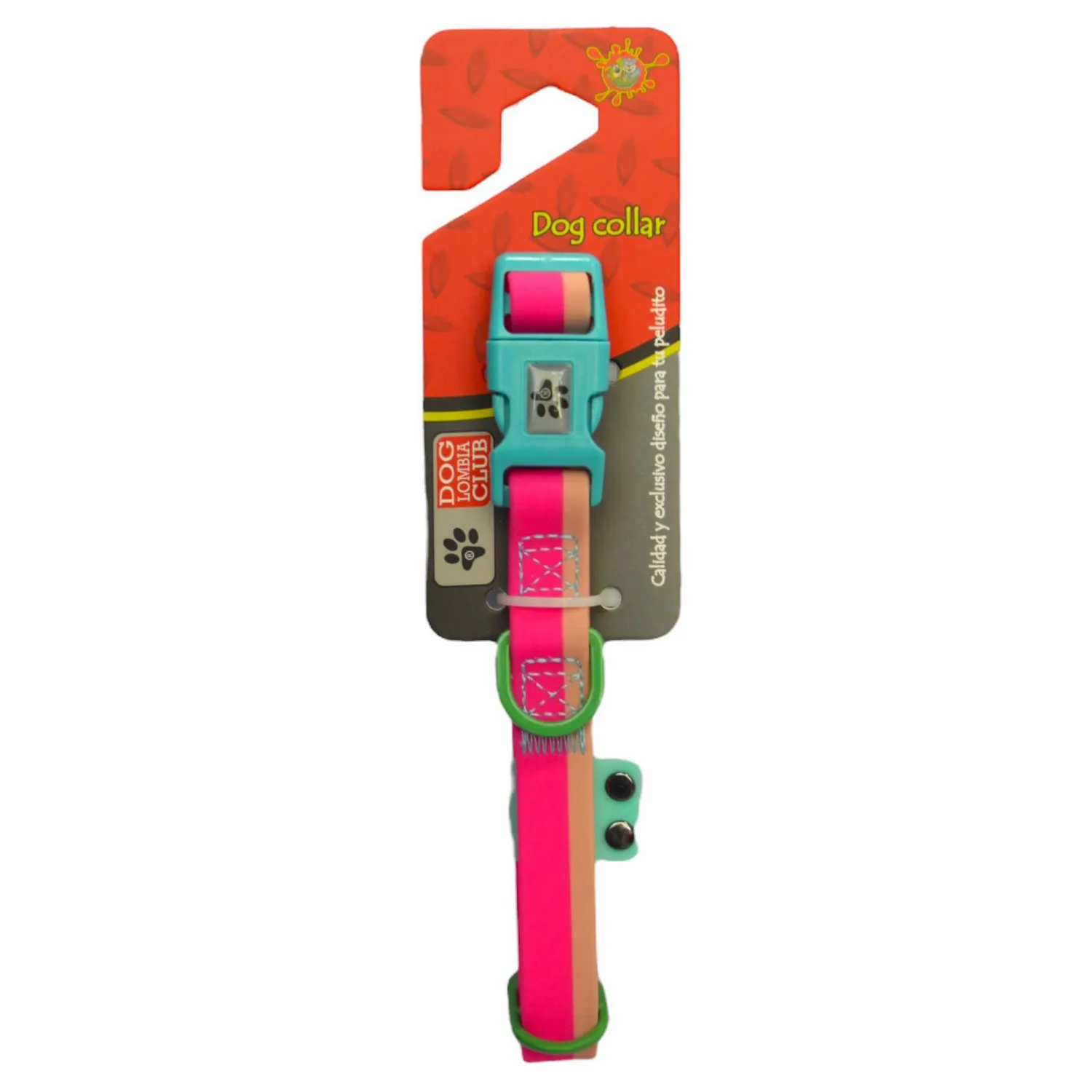 Collar Extreme Fucsia+Rosa Talla M Colmascotas