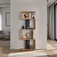 Biblioteca Foster 134.8x50x26.1 cm Natural/Azul Náutica