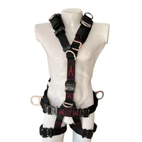 Arnés para Rescate En y 7 Argollas Con Soporte Lumbar de Ajuste Rápido