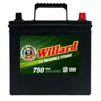 Bateria Caja Ns60d-7 50 Ca 600 Willard Increible Titanio