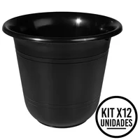 Set X12 Matera Clásica Mediana Con Drenaje Para Jardín Y Hogar