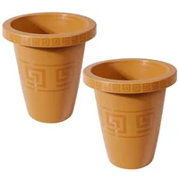 Set X2 Matera Redonda 4.5L Elegante Jardín Espacios Modernos