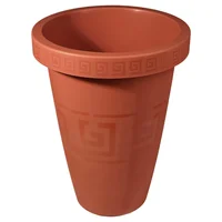 Matera Alta Redonda 19.5L Plantas Grandes Jardín O Interior