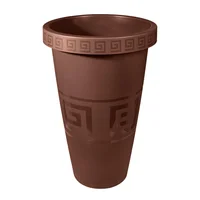 Matera Alta 28L Con Diseño Para Plantas Grandes Y Jardín
