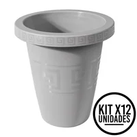 Matera Redonda 4.5l Elegante Jardín Espacios Modernos Set X 12 Unidades