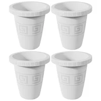 Matera Redonda 4.5l Elegante Jardín Espacios Modernos Set X 4 Unidades
