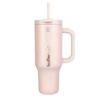 Termo Vaso Termico Con Pitillo 1.2 Lt Buffer Acero Inox