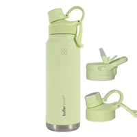 Termo Botella Termica Agua Acero Inoxidable Buffer 1l +tapas