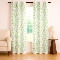Set de 2 Cortinas Reata Velo Albany 140x220cm Verde