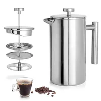 Cafetera Prensa Francesa de Lujo de Acero Inoxidable