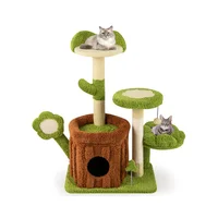 Gimnasio Temático para Gatos con Zona de Descanso y Juegos Interactivos