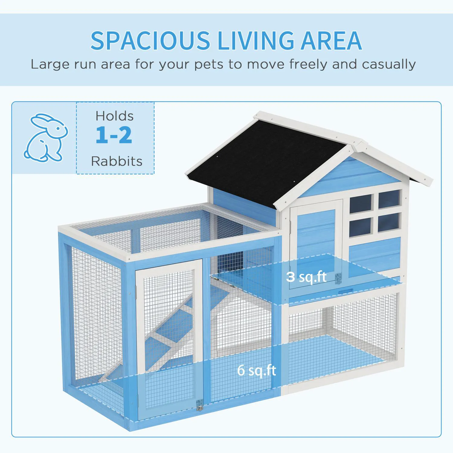 Jaula de Juego para Animales Pequeños Sinbide Plegable y Resistente Modelo SP100 3