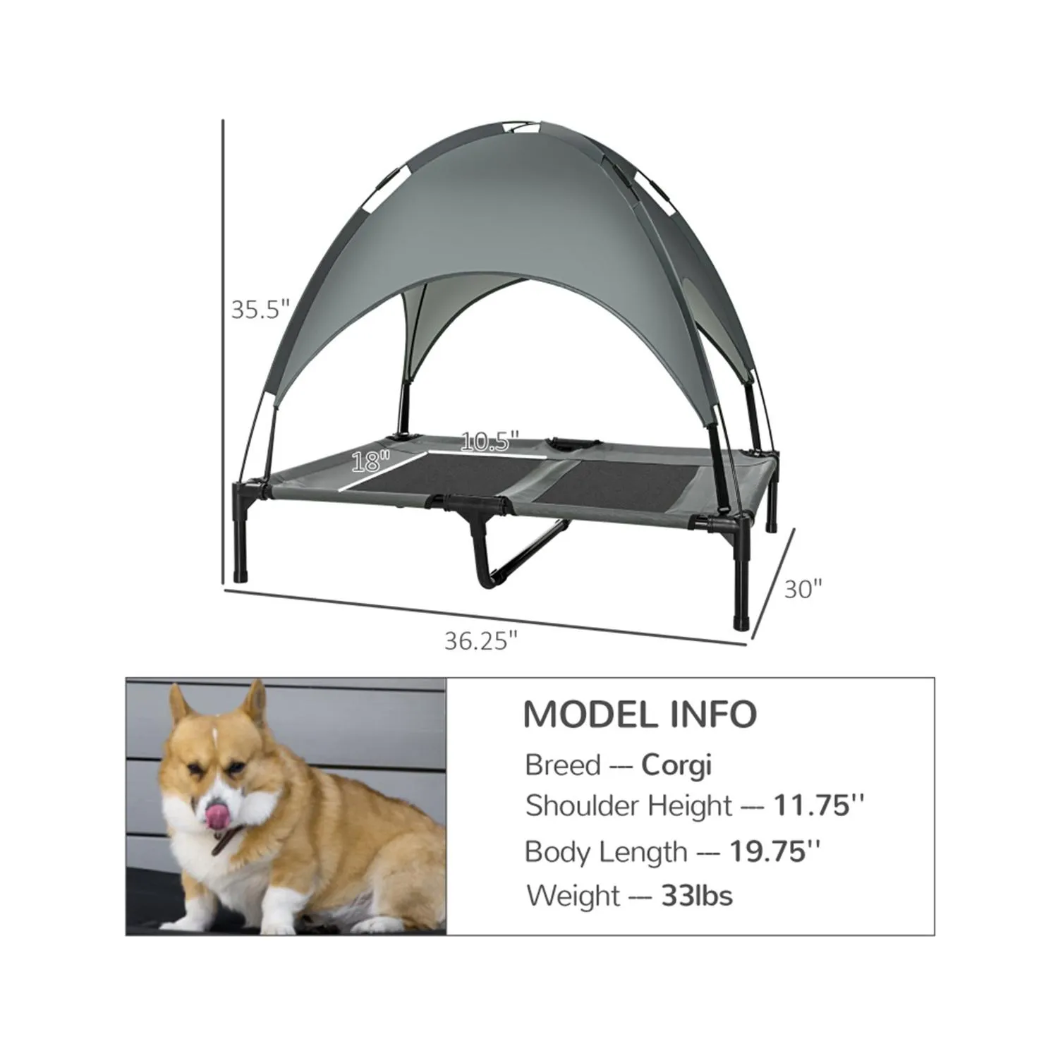 Cama Para Mascotas Cozydream Antideslizante Carpa Confort y Seguridad 4