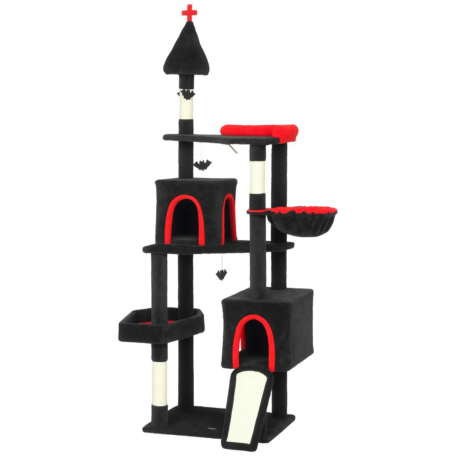 Gimnasio de gato con flores modelo fc100 decoración para hogar