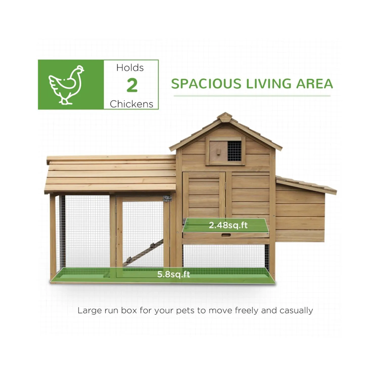 Gallinero de Madera Envío Amazon Carpa Resistente y Compacta para Aves