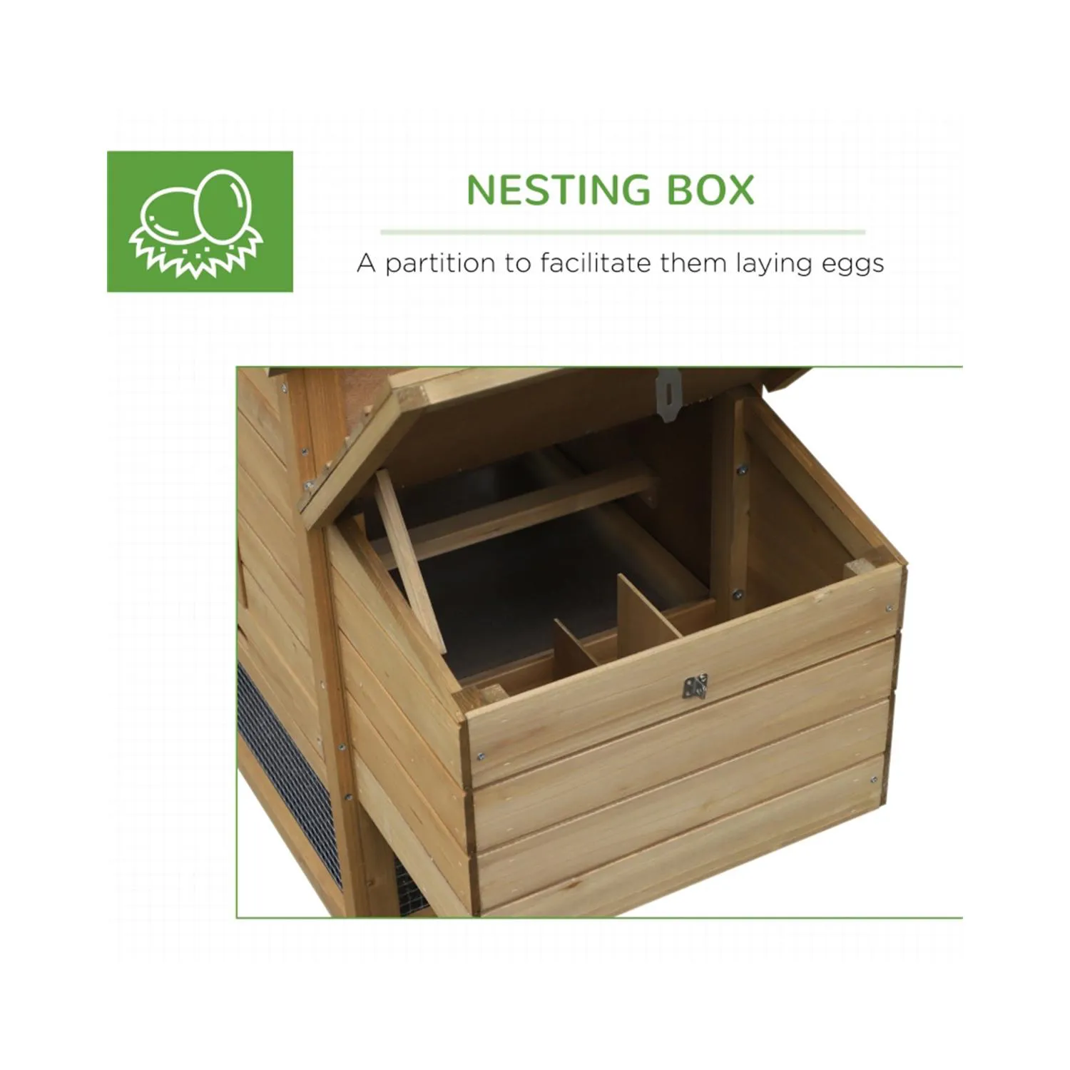 Gallinero de Madera Envío Amazon Carpa Resistente y Compacta para Aves 5