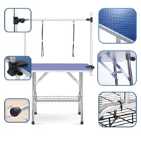 Mesa de Grooming para Perros y Gatos Ajustable y Resistente