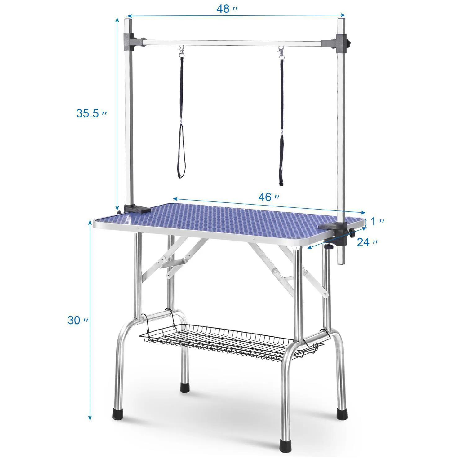 Mesa de Grooming para Perros y Gatos Ajustable y Resistente 6