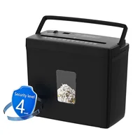 Destructora de Papel de Corte Transversal para Hogar con Cesta de 9 Litros