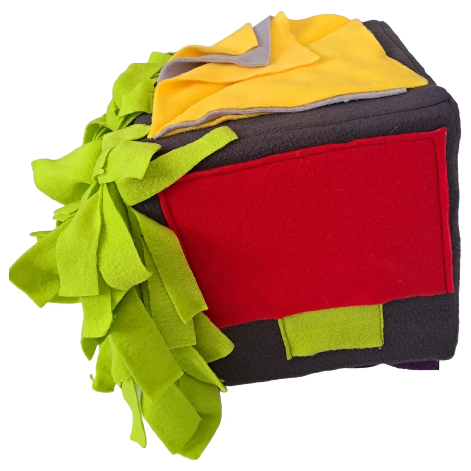 Juego Interactivo Tipo Cubo Para Perros - Compartimientos Para Comida Y Premios 4