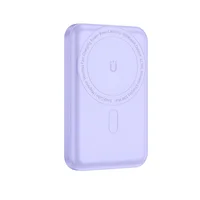 Power Bank Magnética Wiwu Lila Magsafe Multicarga 10000mAh 22.5W