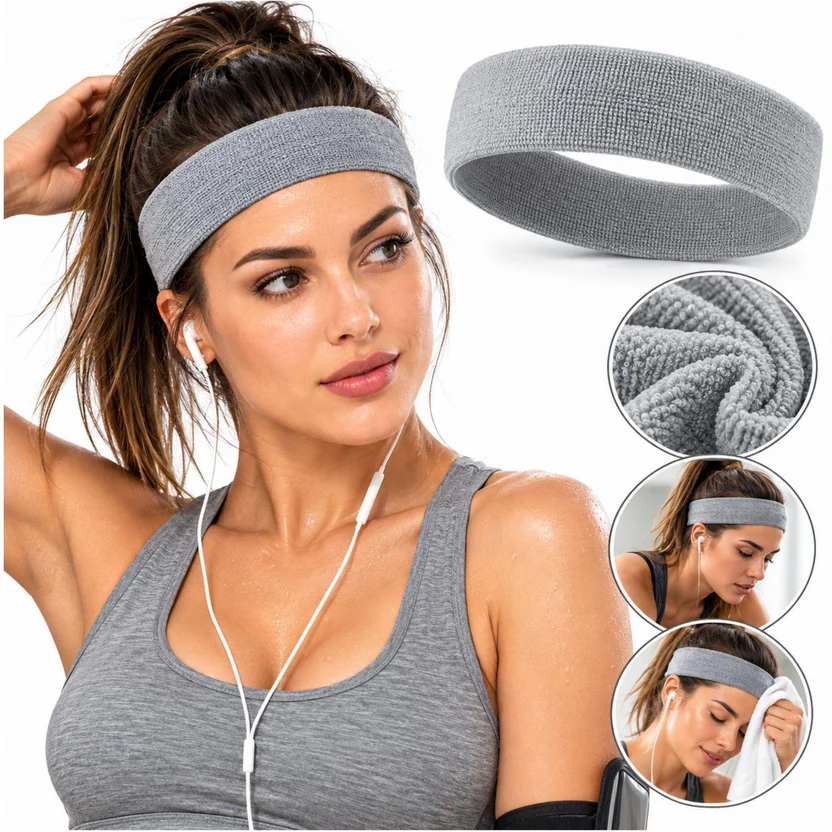 Balaca Deportiva para Sudor Ajustable Gris - Homecenter.com.co