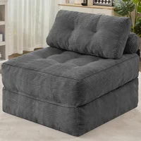 Sofá Cama Plegable Convertible Con Almohadas Para Sala Dormitorio U Oficina
