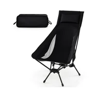 Silla de Camping Plegable con Postes de Aluminio para Actividades al Aire Libre