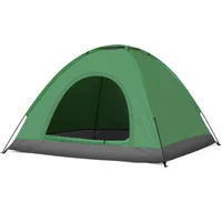 Carpa Para Camping 3 A 4 Personas Verde Militar