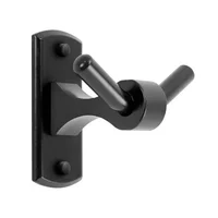 Perchero para Baño En Aluminio Negro Mate