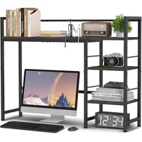 Estantería De Escritorio HavenlyYouth Ajustable Con Tres Niveles Para Monitor Y Almacenamiento