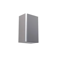 Armario De Pared Diseños Ebern Gris Con Estante Ajustable 76 x 46 x 30 Cm