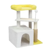 Gimnasio Para Gatos Multi-Nivel Rascador Y Cama 70 Cm