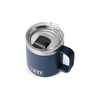 Taza de Acero Inoxidable Azul Marino con Forro Cerámico y Tapa Magnética