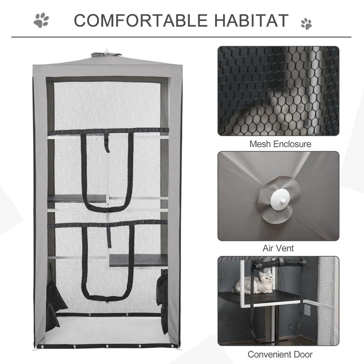Túnel de Juego para Gatos Marca X Plegable y Resistente 5