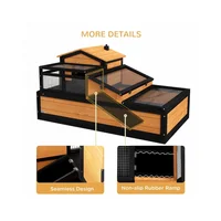 Casa Amplia para Tortugas y Animales Pequeños con Diseño Multinivel