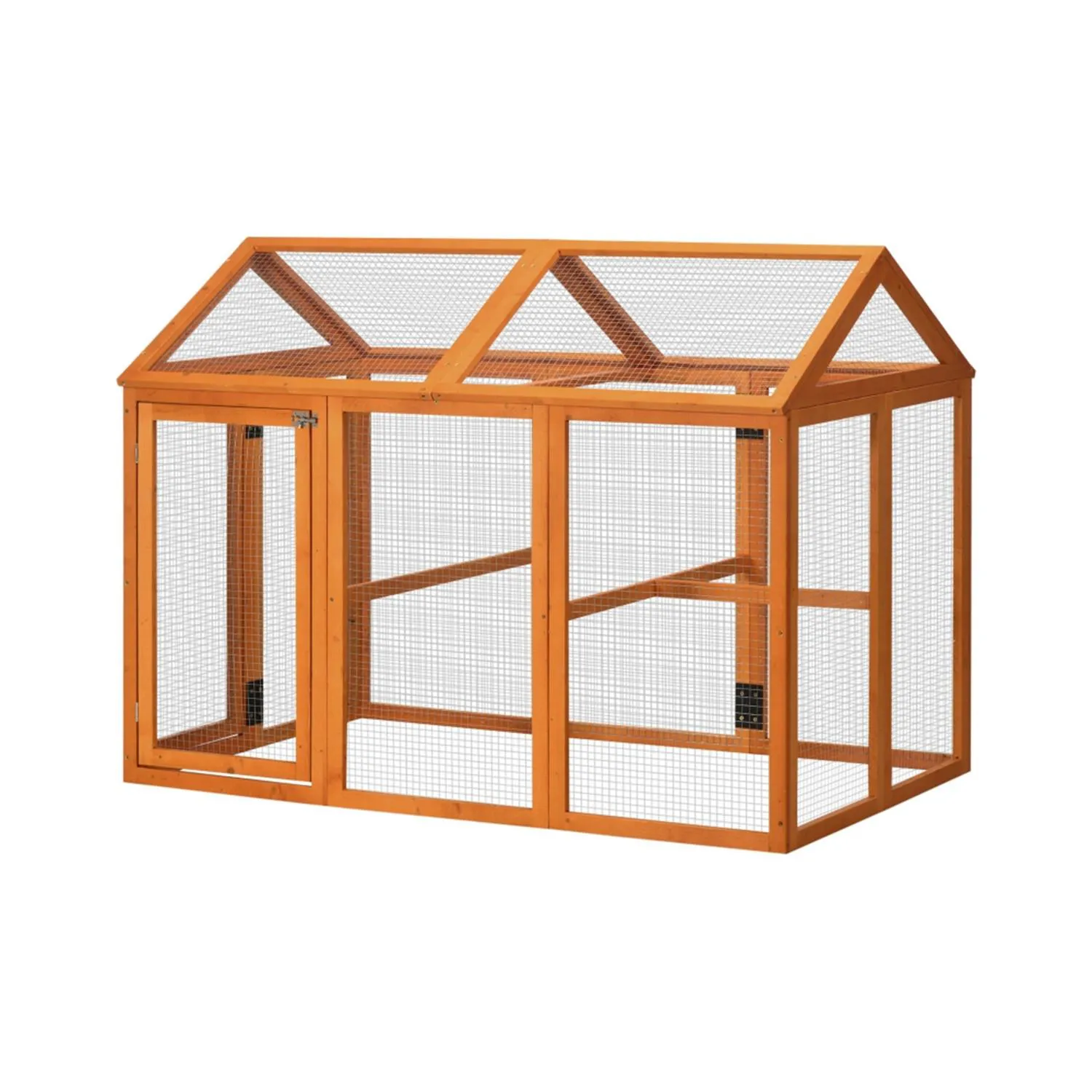 Gallinero de Madera para Gallinas con Puertas Seguras y Ventilación Natural 5